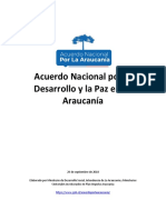 Acuerdo Nacional Por El Desarrollo y La Paz en La Araucania