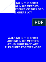 Walking in the Spirit