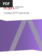 Configure SFTP Shell Script File Transfer