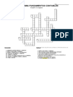 Taller Crucigrama Fundamentos Contables