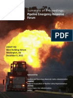 Pipeline Emergency Response Proceedings