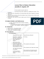 Detailed Lesson Plan in Values