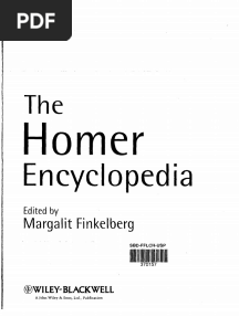 FINKELBERG 2011 The Homer Enciclopedya 1
