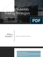 Opton Volatility Trading Strategies