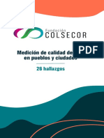 Medición de Calidad de Vida en Pueblos y Ciudades - COLSECOR