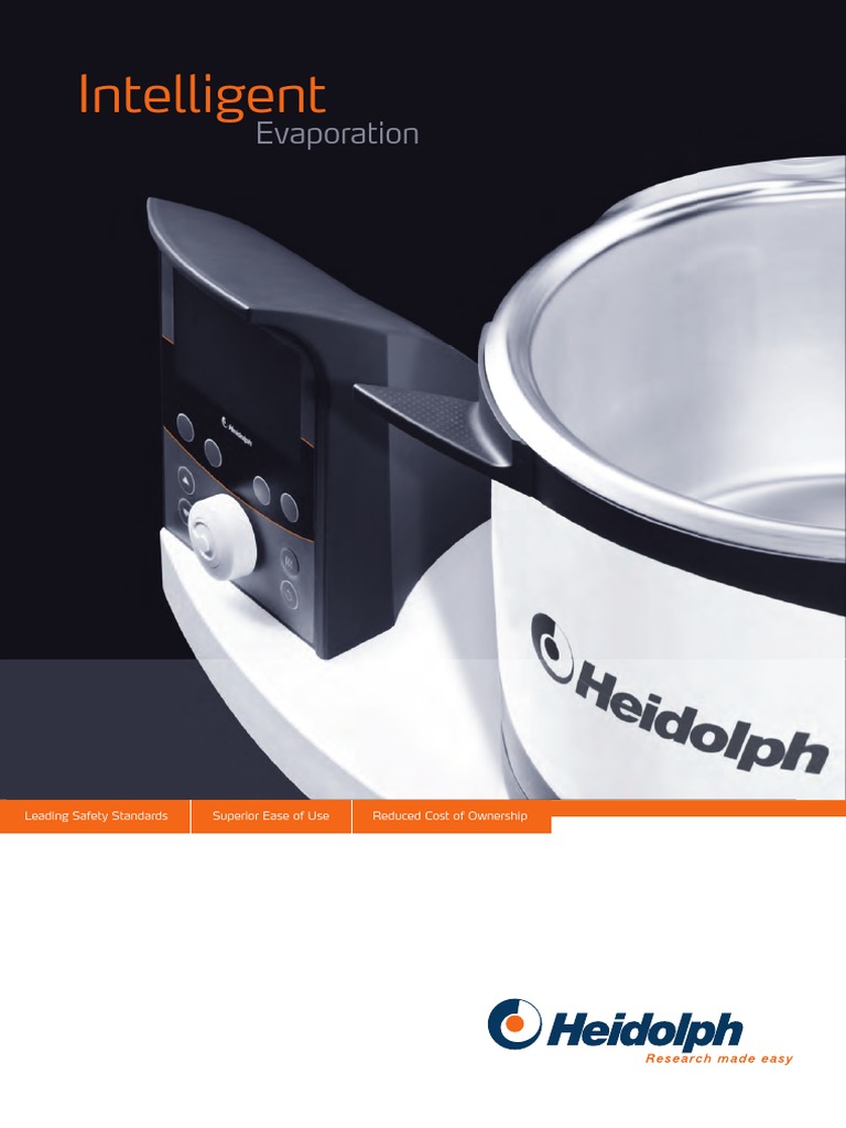 Rotary Evaporators Heidolph PDF Vacuum Distillation