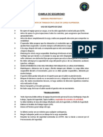 Charla de Seguridad Medidas Preventivas y Pets en Izaje