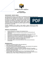 Web Graphic Designer Job Description PDF
