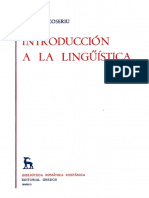 Eugenio Coseriu - Introducción a La Lingüística -Gredos (1986)