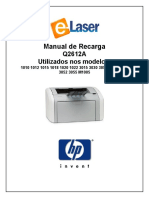 Manual Recarga HP 1020 Q2612A