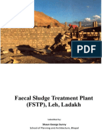 Faecal Sludge Treatment Plant (FSTP), Leh, Ladakh: School of Planning and Architecture, Bhopal