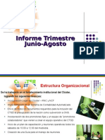 Informe Trimestral CTSD 2008