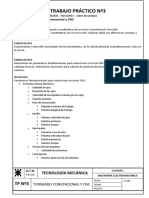 TP No3 - Ejercicio 3 - Seccion III - Torneado Convencional y CNC