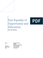 Fair Equality of Opportunity and Educati 2