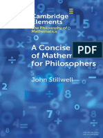 (Elements in The Philosophy of Mathematics) John Stillwell - A Concise History of Mathematics For Philosophers (2019, Cambridge University Press)
