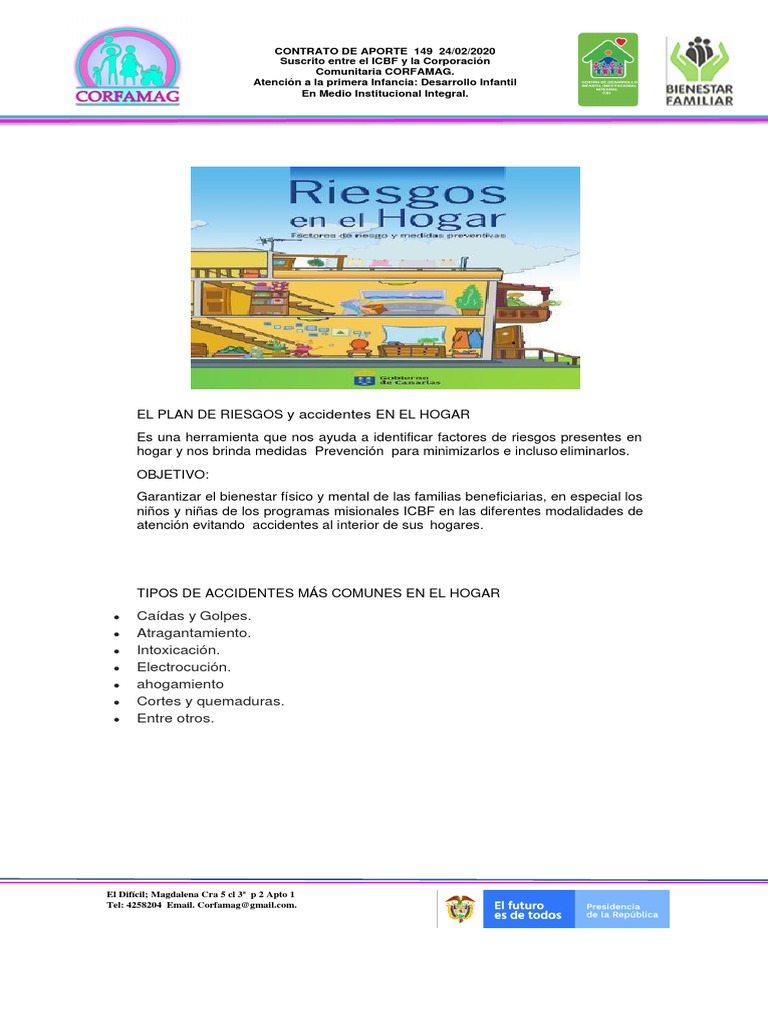 Plan de Gestion de Riesgo en El Hogar | PDF | Ciencias de la Salud ...