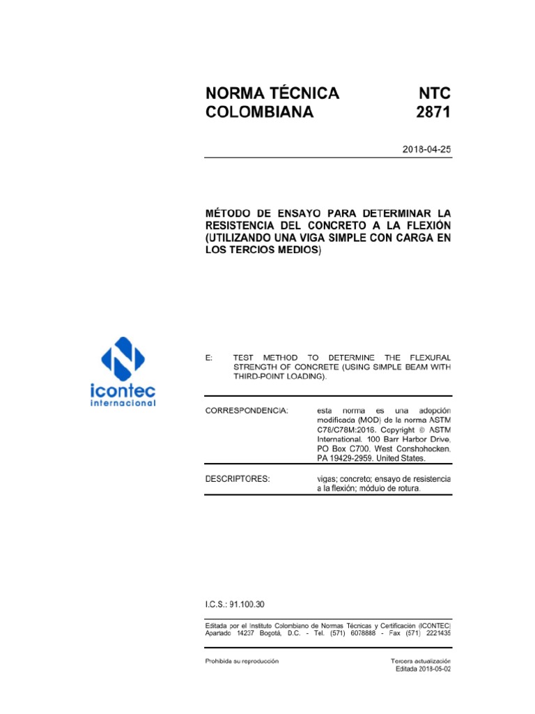 NTC 2871 - 2018 | PDF