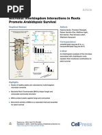 Duran Et Al., 2018 - Microbial Interactions Promote Arabidopsis Survival