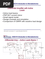 Differential Amplifier With Active