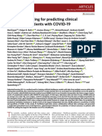 Federated Learning For Predicting Clinical Outcomes in Patients With COVID-19