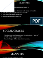Chapter 3 Social Grace and Communication
