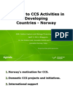 Support To CCS Activities in Developing Countries - Norway