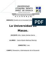 La Universidad de Masas