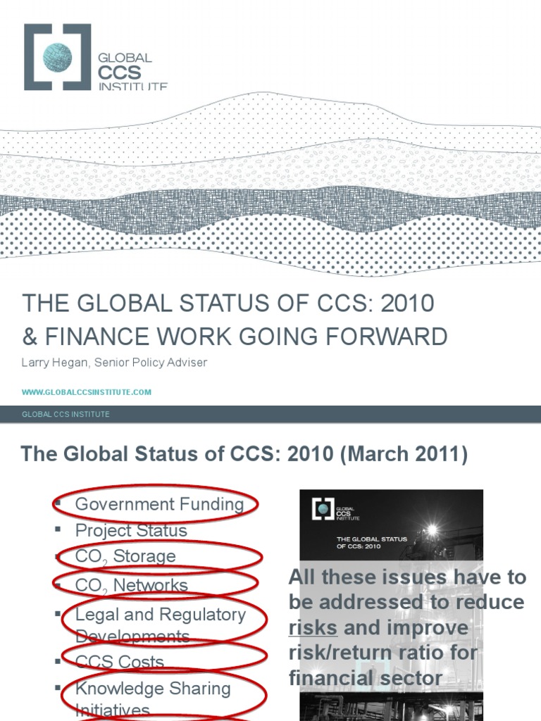Global CCS Status and Financing Insights | PDF | Carbon Capture And ...