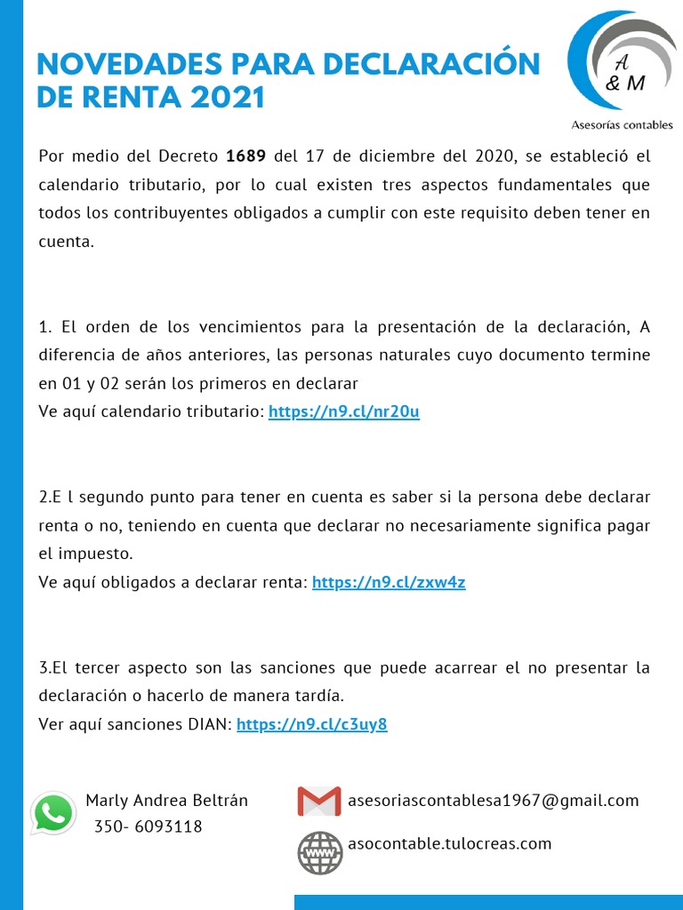Declaracion de Renta | PDF