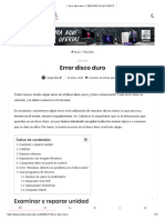 ▷ Error disco duro 【 MEJORES SOLUCIONES 】 ?