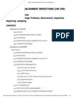 Chapter 3 ESTABLISHMENT INSPECTIONS (340-390) - FDA