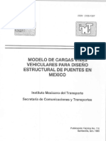 Modelo de Cargas Vivas Vehiculares Para Diseã‘o Estructural de Puentes[1]