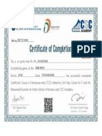 CCE certificate Ravi Kumar