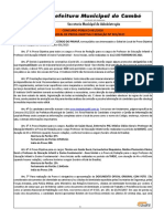 Concurso Público 001/2020 Edital de Local de Prova Objetiva E Redação #003/2021