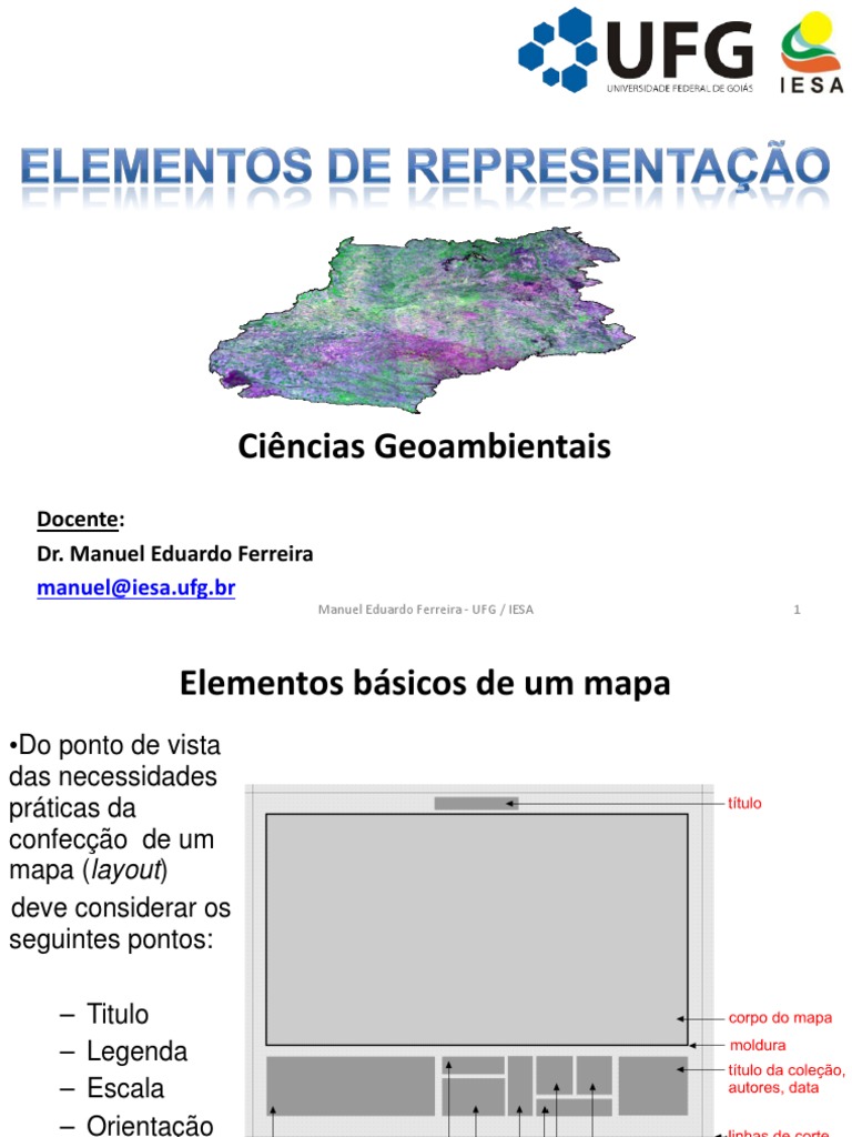Elementos de Representação em Mapas | PDF | Mapa | Topografia