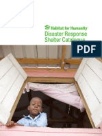 Disaster Response Shelter Catalogue