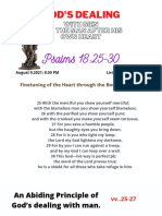 Finetuning of The Heart Through The Book of Psalms - August 9