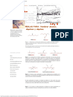 REGLAS PARA Nombrar Alcanos, Alquénos y Alquínos - Página Web de Bioscientia