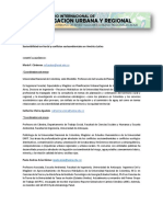 1 Sostenibilidad Territorial y Conflictos Socioambientales en América Latina