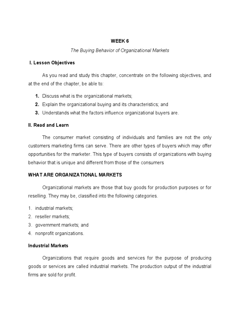 5 - Consumer Behavior Part 3 - Week 6 | PDF | Sales | Procurement