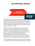 Cell Phone Jammer Circuit - Here Is How You Can Buid It