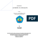 Effects of Morphological Awareness on Second Language Vocabulary