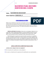 Consideraciones para Reunión Del Servicio Del Campo 4