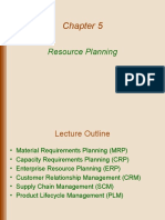 Chapter 6 - (5) - Resource Planning - w9&10