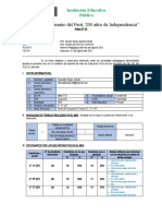 Informe pedagógico de Educación Física