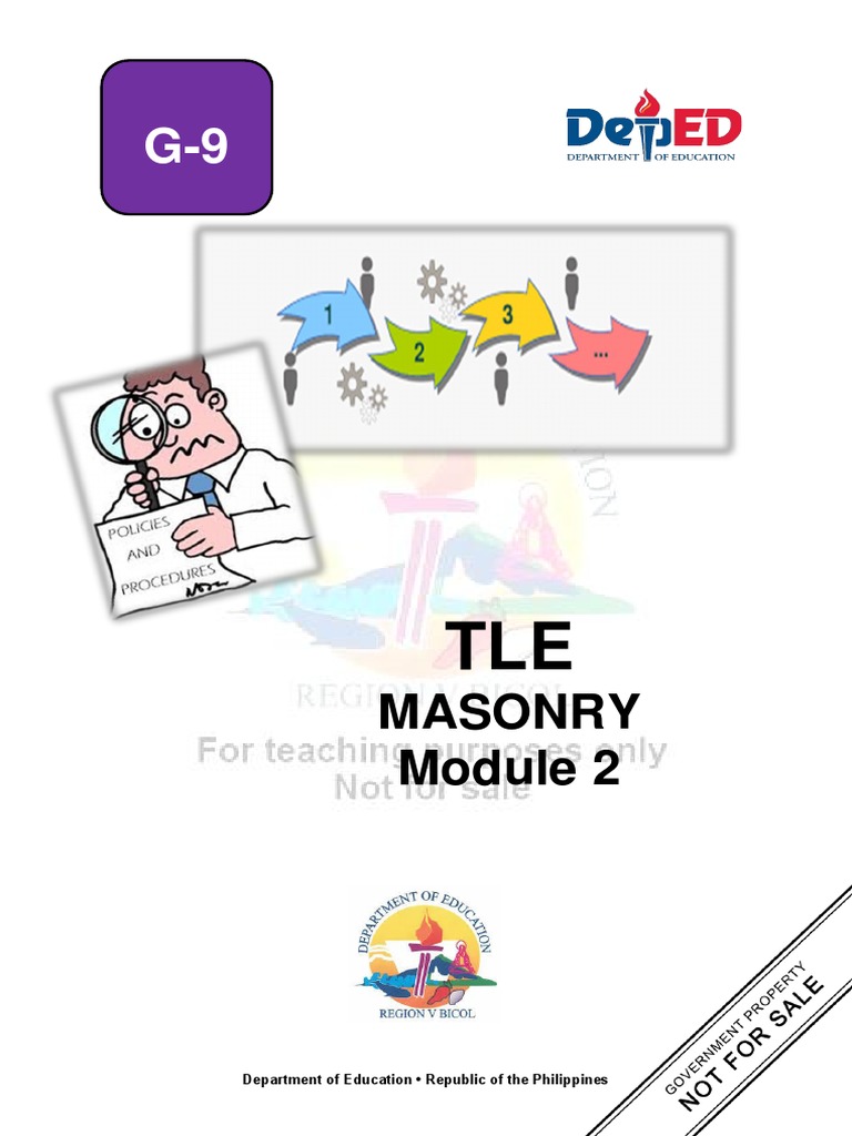 GRADE 9 Masonry Module-2 - G-9 | PDF | Specification (Technical Standard)