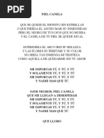 Letra de 