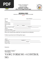 Sample Barangay Protection Order | PDF