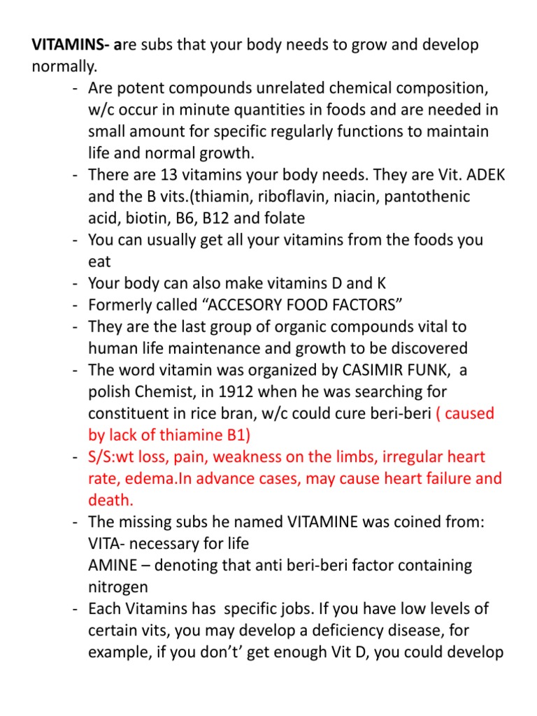 An InDepth Look at Vitamins Their Classification, Functions