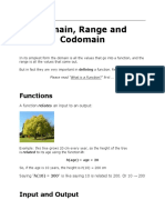 Domain, Range and Codomain Explained